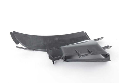 Conducto de aire lateral derecho OEM 51747263126 para BMW E82 118d, 120d, 120i (todos los modelos compatibles). Pieza original BMW.