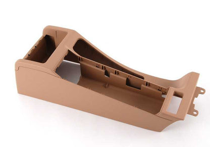 Console courte Hellbeige OEM 51168234155 pour BMW 3 E46 (316ci, 316i et plus). BMW d'origine.