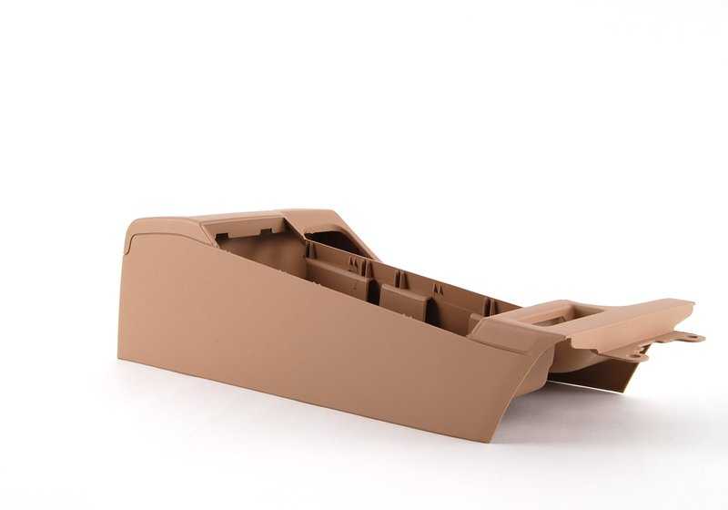 Console courte Hellbeige OEM 51168234155 pour BMW 3 E46 (316ci, 316i et plus). BMW d'origine.