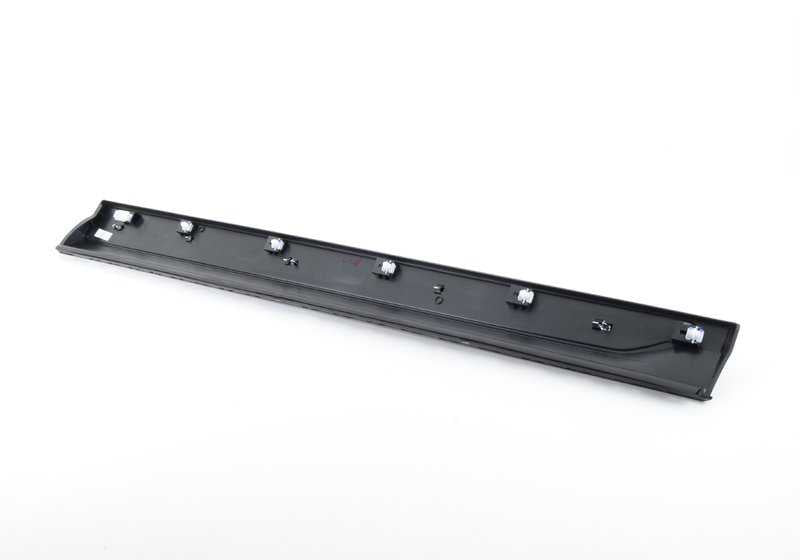 Moldura embellecedora delantera izquierda OEM 51477352555 para BMW F25, F26. Original BMW.