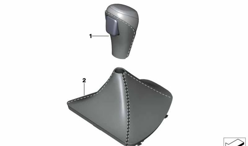 LEVER COVER Performance OEM 25162153762 for BMW E90, E91, E92, E93. Original BMW.