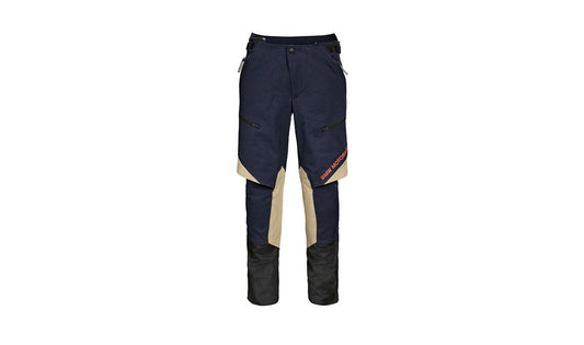 Pantalón GS Karakum GTX azul oscuro talla 50 OEM 76115B3D0B6 para motos BMW. Original BMW Motorrad.