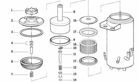 Druckfeder OEM 32411136302 für BMW E31. Original BMW Stück.