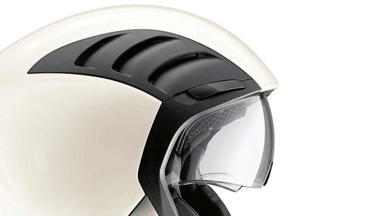Visera clara para casco BMW Motorrad AirFlow 2, talla 52/53 y 54/55, OEM 76318531443. Original BMW Motorrad.