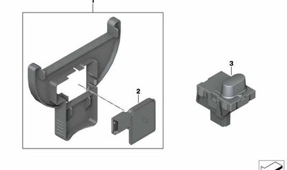 Sensor de humedad/de empañado OEM 64116928326 para BMW E81, E82, E87, E88, E90, E91, E92, E93, E60, E61, E63, E64, E65, E66, E84, E70, E71, E89. Original BMW.