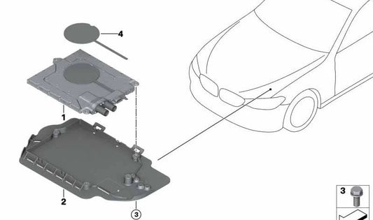 COUVERTURE CALAP CPM OEM 61356832921 pour BMW G30, G31, G38. BMW d'origine.
