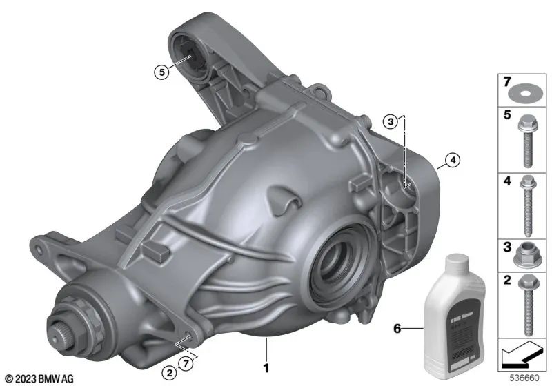 G5 Hypoid Axle Oil for BMW G42, F34N, G20, G21, G28, G80, F32N, F36N, G22, G23, G26, G82, F90, G30, G31, G38, G60, G32, G11N, G12, G70, F91, F92, F93, G14, G15, G16, F97, G01, G08, F98, G02, F95, G05, G18, F96, G06, G07, G09, G29 (OEM 832224714