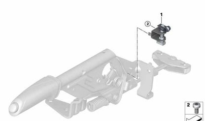 Interruptor luz freno de mano OEM 61316928205 para BMW E81, E82, E87, E87N, E88, F20, F20N, F21, F21N, F22, F22N, F23, F23N, F87, F87N, E90, E90N, E91, E91N, E92, E92N, E93, E93N, F30, F30N, F31, F31N, F34, F34N, F35, F35N, F80, F80N, F32, F32N, F33,