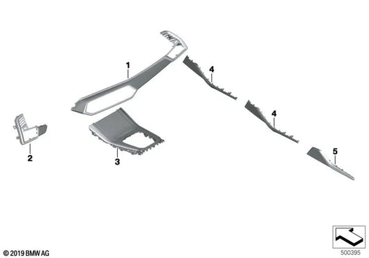 A melhor capa frontal para BMW X5 F95, G05 Série X7 G07 (OEM 51417996861). BMW original.