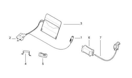 Electric Seat Height and Backrest Adjustment Motor OEM 52108350152 for BMW E34, E39, E32, E38. Original BMW.