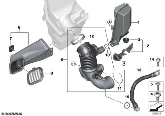 BMW Resonator 6 G32N -Serie, 7 G11 -Serie, G12 (OEM 13718575039). Original BMW