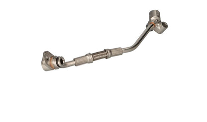 Tubería de aceite de turbo (conducto de alimentación) OEM 11427562798 para BMW E82, E88, E90, E90N, E91, E91N, E92, E92N, E93, E93N, E60N, E61N, F01, F02, E71, E89. Original BMW.