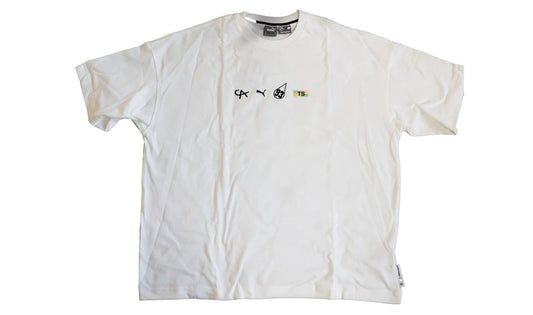Camiseta blanca M Motorsport AC 1 inspirada en Art Car Alexander Calder para BMW. Talla M. Diseño original BMW con logo y estampado en la espalda del BMW 3.0 CLS. OEM 80145B3FAB2. Original BMW.