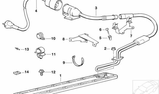 Tapa cierre motor OEM 11141715837 para BMW E31 y E32. Pieza original BMW. Ideal si buscas una tapa de motor o tapón de cierre para estos modelos.