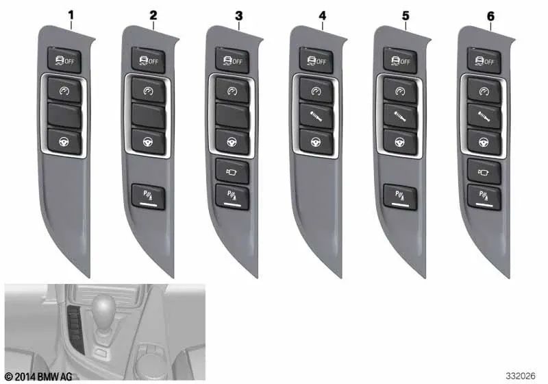 Center console control unit for BMW F87N, F80, F80N, F82, F83 (OEM 61317850478). Original BMW.