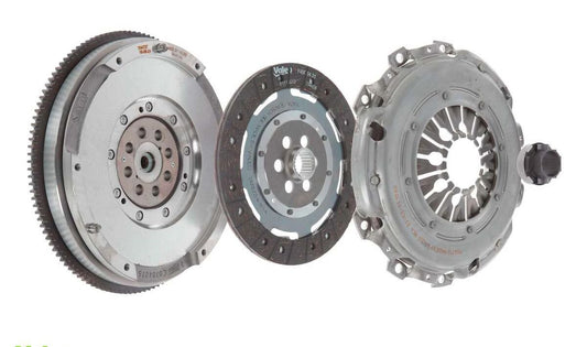 Kit de embrague completo OEM 837110 con volante bimasa para BMW {E87, E81, E82, E90, E91, E92, E93, F20, F21} y MINI {R55, R56, R57, R58, R59}. Incluye rodamiento y tornillos. Original VALEO.