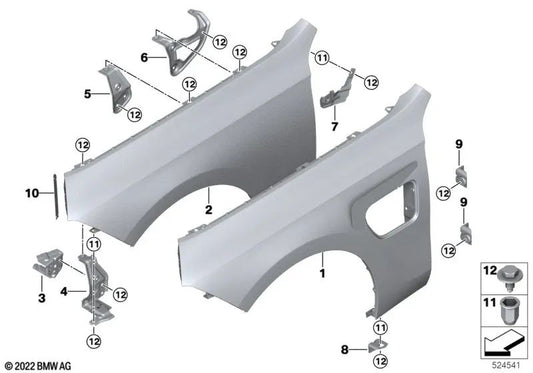 Film di protezione anteriore per la serie BMW 7 G70 (OEM 51719628915). BMW originale