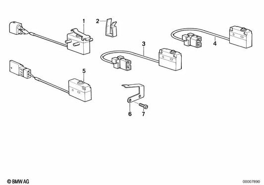 Actioning Pire für BMW E30 (OEM 61311394433). Original BMW
