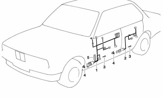 Support d'assouissement OEMA 61131378003 pour BMW 7 E32 (730i, 730il) avec des moteurs M30 et M60. Compatible avec les versions manuelles et automatiques. BMW d'origine.