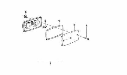 Luz de posición lateral delantera OEM 63141370267 para BMW E30, E36, E46, E28, E34, E39, E32, E38, E53, Z3. Original BMW