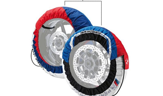 M OEM 77215A3F0E6 tire heater game for BMW Motorrad (all compatible models). US 110V version. Original BMW Motorrad.
