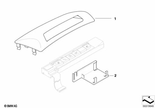 Tampa central de câmbio para BMW E87 (OEM 61316965767). BMW original