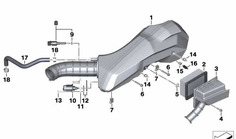 Regulador ralentí OEM 13717702755 para BMW Motorrad C 400 GT, C 400 X, C 600 Sport, C 650 Sport, C 650 GT, F 700 GS, F 650 GS, F 800 GS. Original BMW Motorrad.