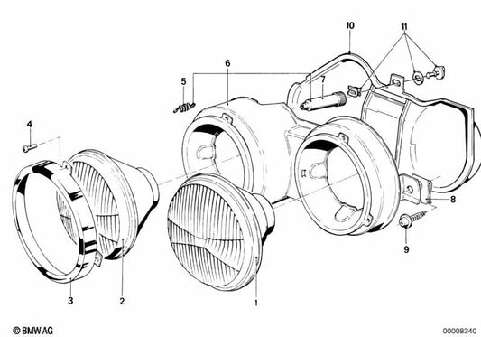 Rechts Traggestell für BMW E24 (OEM 63121372348). Original BMW