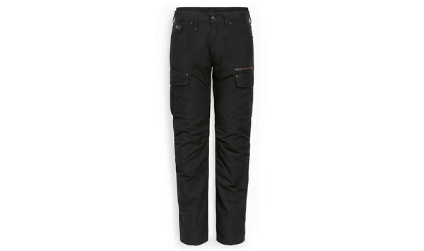 Pantalones PureRider negro talla W34/L36 OEM 76127922584 para todas las motos BMW. Original BMW Motorrad.