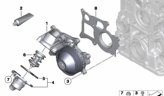 Junta de perfil OEM 11518516207 para BMW F20, F21, F22, E90, E91, E92, E93, F30, F31, F34, F32, F33, F36, F07, F10, F11, F06, F12, F13, F01, F02, E84, F25, F26, E70, F15, E71, F16. Original BMW.