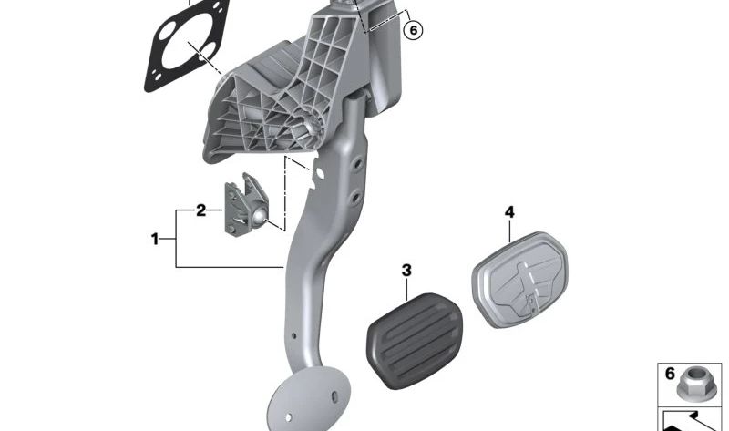Ball head mount for BMW Mini F65 F66 U25, 1 Series F70, 2 Series G42 G87 U06, 3 Series G20 G21 G28 G80 G81, 4 Series G22 G23 G26 G82 G83, X1 U11, X2 U10, Z4 G29 (OEM 35207916249). Original BMW