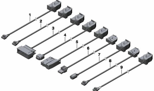 Cable de repuesto airbag asiento copiloto OEM 61119807891 para MINI R60, R61, R6, F54, F55, F56, F57, F60. Original MINI.