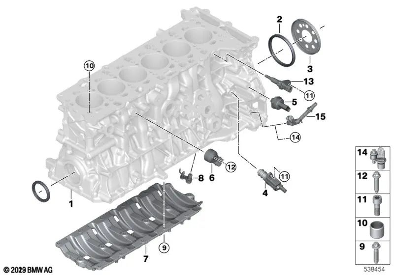 Non-return valve for various BMW and MINI models and series (OEM 11667620923). Original BMW.