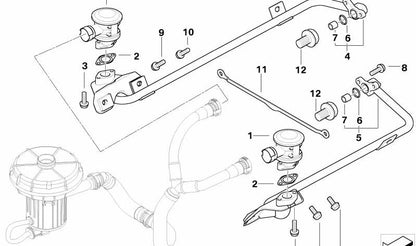 Válvula de bloqueio para BMW Série 7 E65, E66 (OEM 11727553102). BMW original