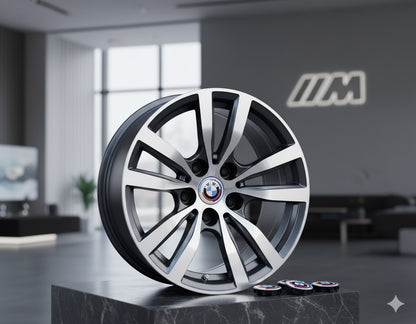 Tapabujes / Centro llantas logo BMW 60mm Edición 50 Aniversario