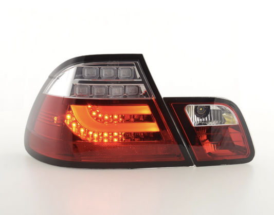 Pilotos Traseros Rojo / Claro Led Bmw Serie 3 E46 Coupe Restyling 03/2003-2006