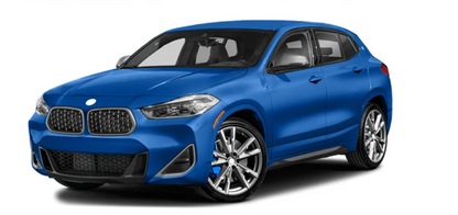 Set of side window deflectors for BMW X2, F39, 2018-2022