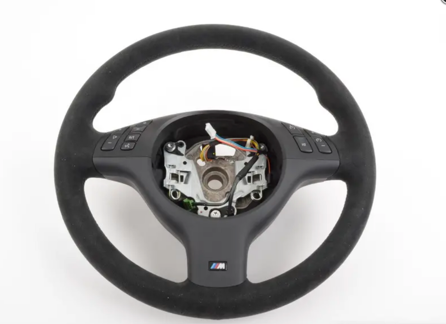 M Sport Steering Wheel in Alcantara for BMW E46. Original BMW