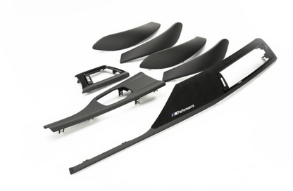 Carbon/Alcantara interior trim for BMW 3 Series and 4 Series F3x. Original BMW.