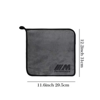 Toalhas de microfibra BMW ///M Performance - Alta absorção e suavidade - Disponíveis em vários tamanhos