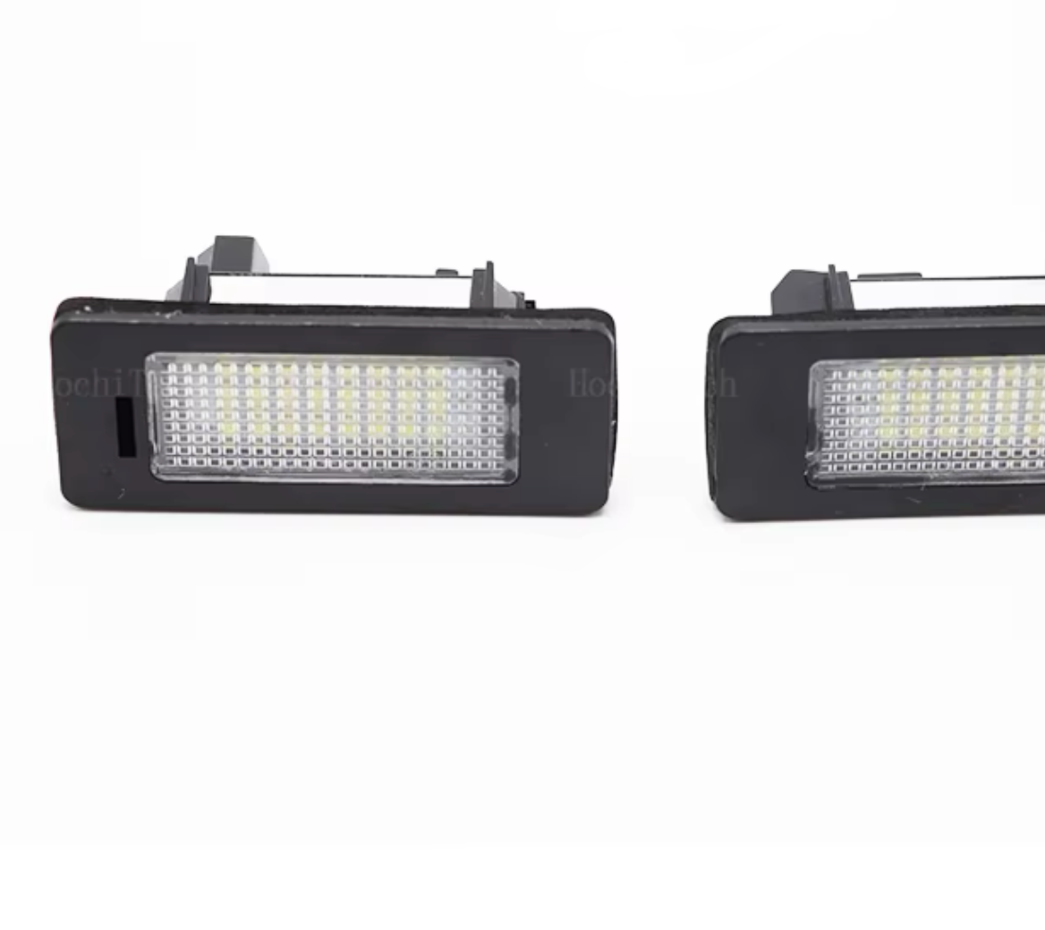 Luces LED para Matrícula BMW E82, E88, E90, E91, E92, E93, E39, E60, E61, E70, E71 - Pack de 2 Unidades - Iluminación Superbrillante con Canbus