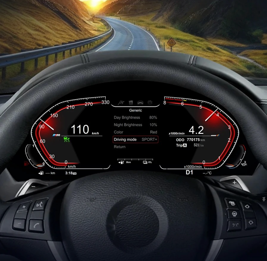 TABLE PANEL INSTRUMENT MARKER LCD for BMW 5 Series, Series 6 (E60, E61, E63, E64)