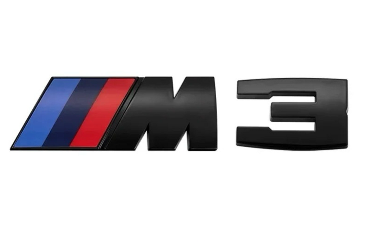 Emblema Trasero ///M (M1, M2, M3, M4, M5, M6 y M7) en Negro – Compatible con BMW