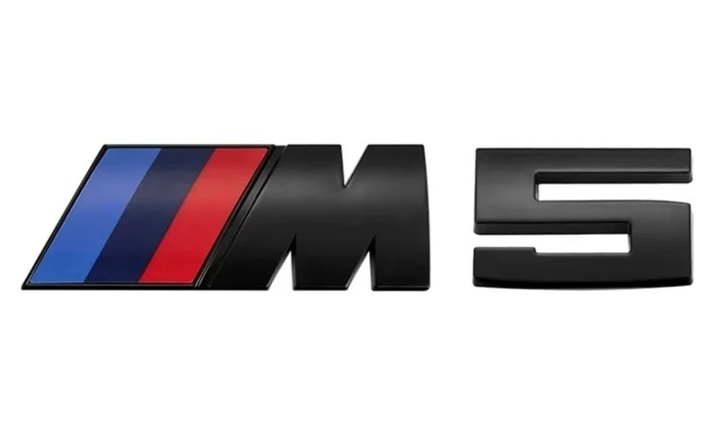 Emblema Trasero ///M (M1, M2, M3, M4, M5, M6 y M7) en Negro – Compatible con BMW