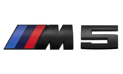 Emblema Trasero ///M (M1, M2, M3, M4, M5, M6 y M7) en Negro – Compatible con BMW