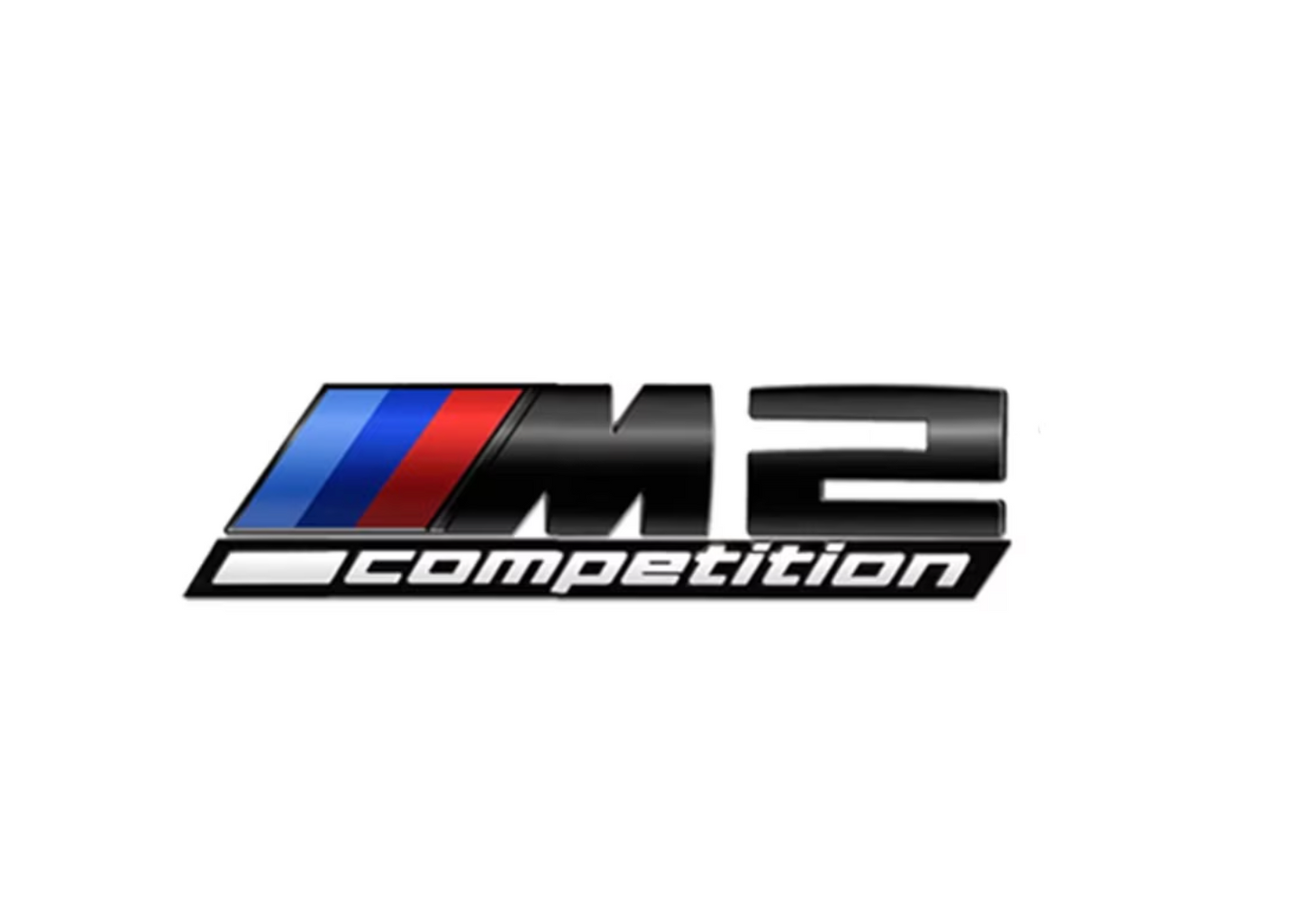 Emblema traseiro /// m concorrência (M1, M2, M3, M4, M5, M6 e M7) em Black - BMW Compatível