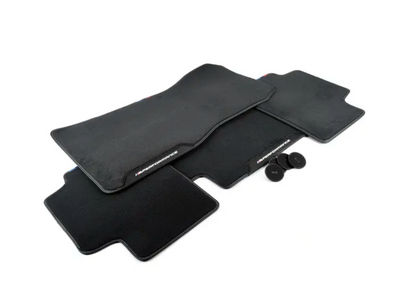 Alfombrillas M Performance negras OEM 51472457270 para BMW Serie 3 G20, G21, G80, G81 y Serie 4 G26 Gran Coupé… y más. Original BMW.