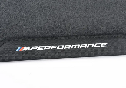 Alfombrillas M Performance negras OEM 51472457270 para BMW Serie 3 G20, G21, G80, G81 y Serie 4 G26 Gran Coupé… y más. Original BMW.