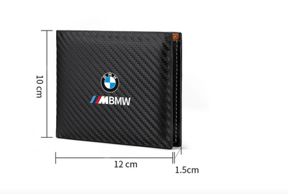 Cartera Estilo BMW ///M con Acabado Carbono – Compacta, Elegante y Funcional