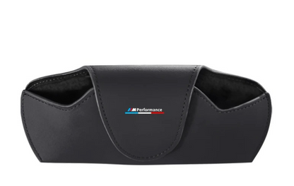 Estuche para Gafas de Sol con Logo ///M Performance – Fijación en Visera, Cuero y Microfibra